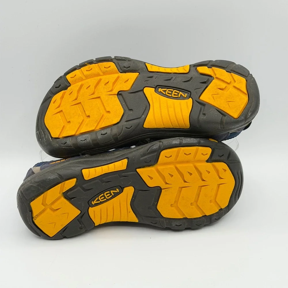 Keen Newport H2 Sandals Kids Size 5 Blue Gray Waterproof Hiking Water Shoes